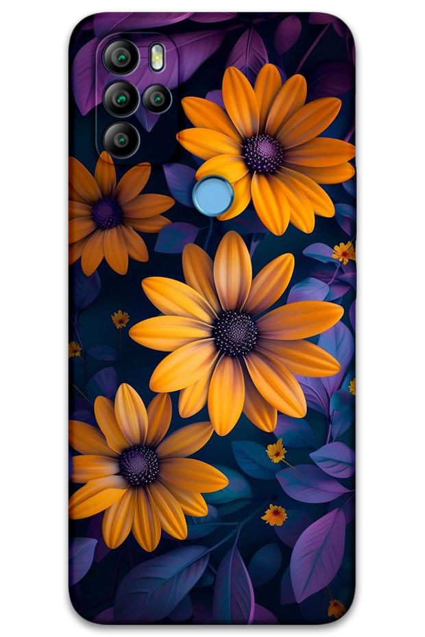 غطاء خلفي من جينرال موبايل GM 21 Pro Case HD Pattern مطبوع - زهرة صفراء