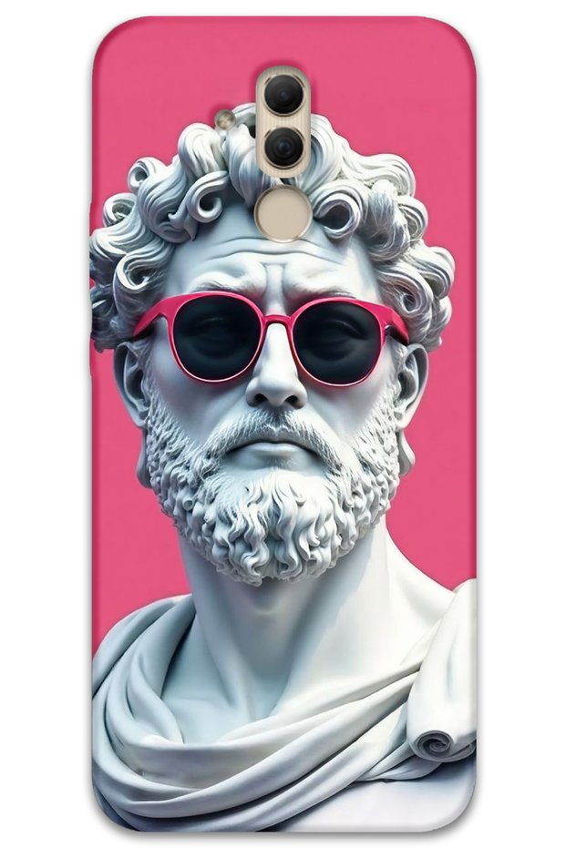 Huawei Mate 20 Lite Case Hd Pattern Printed Back Cover - Sculpture