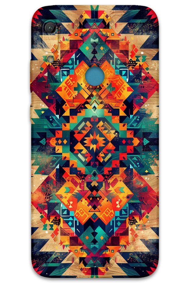 Huawei Y6S Case Hd Pattern Printed Back Cover - Motif 1