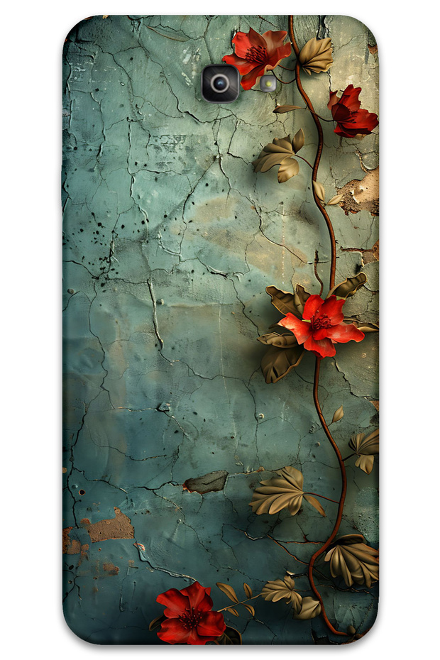 Samsung Galaxy J7 Prime Case Hd Pattern Printed Back Cover - Ivy Flower