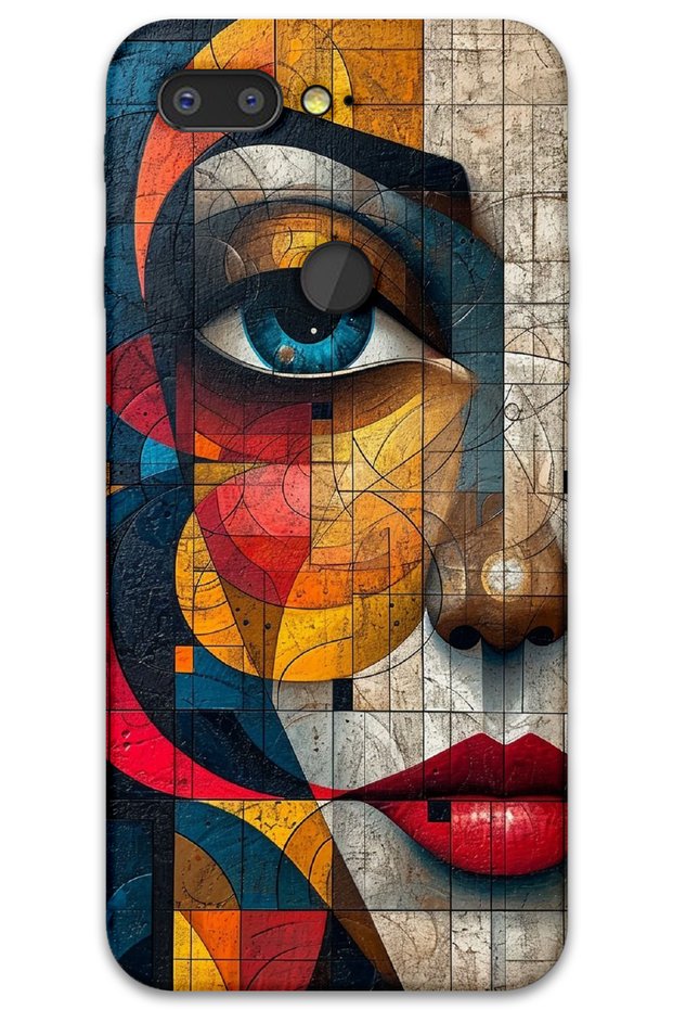 غطاء خلفي من جينرال موبايل GM 9 Pro Case HD Pattern مطبوع - وجه فني