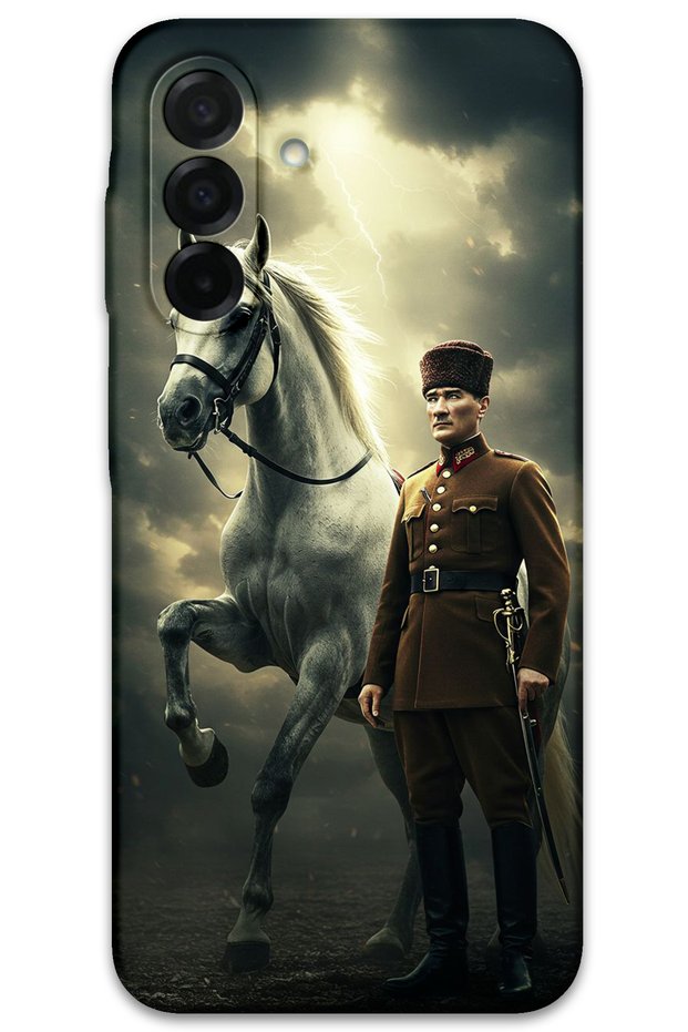 Samsung Galaxy A17 Case Hd Pattern Printed Back Cover - Ataturk Lightning