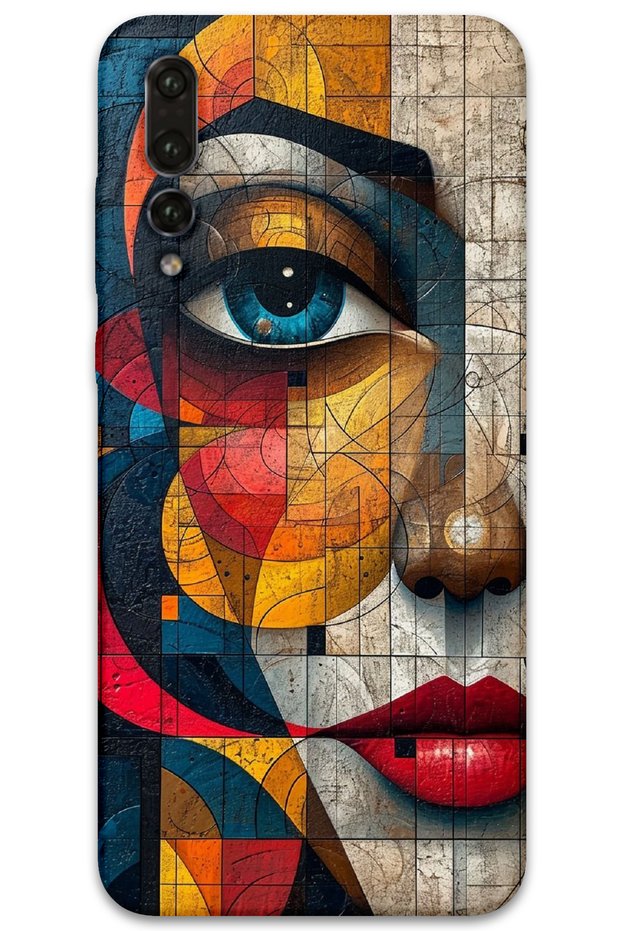 Huawei P20 Pro Case Hd Pattern Printed Back Cover - Art Face