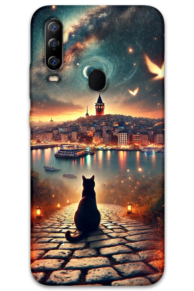 General Mobile Gm 20 Pro Case Hd Pattern Printed Back Cover - Cat Galata