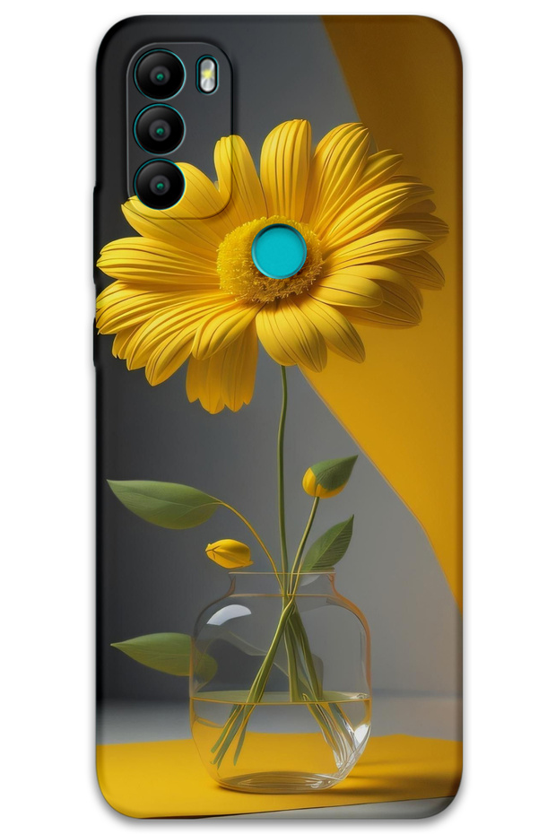 General Mobile Gm 21 Plus Case Hd Pattern Printed Back Cover - Fanus Flower
