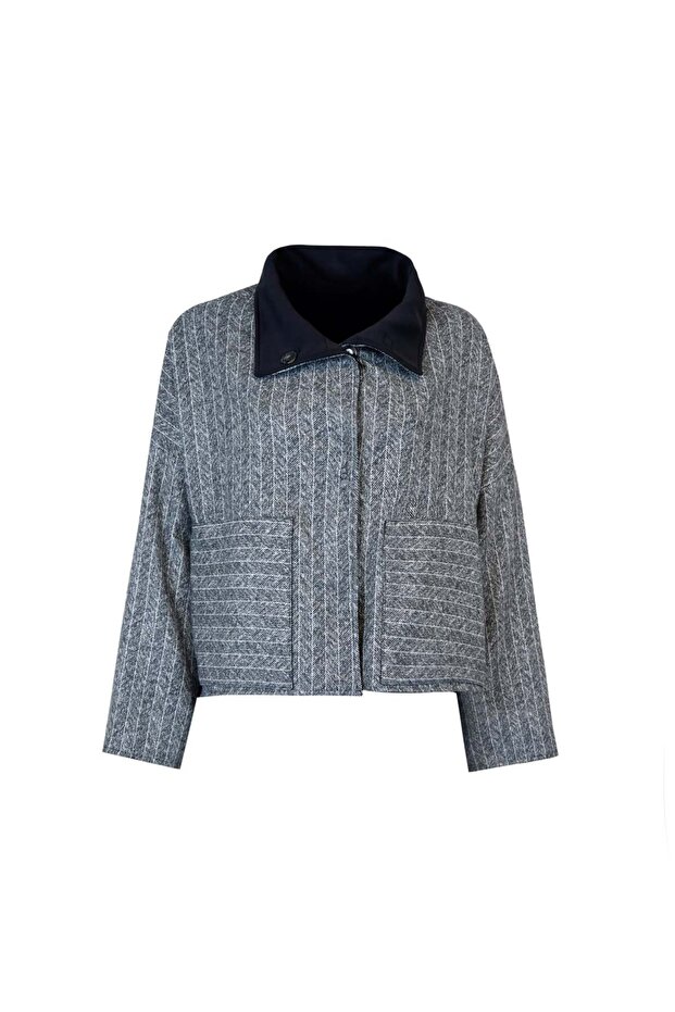 Çift Taraflı Oversize Ceket - 3