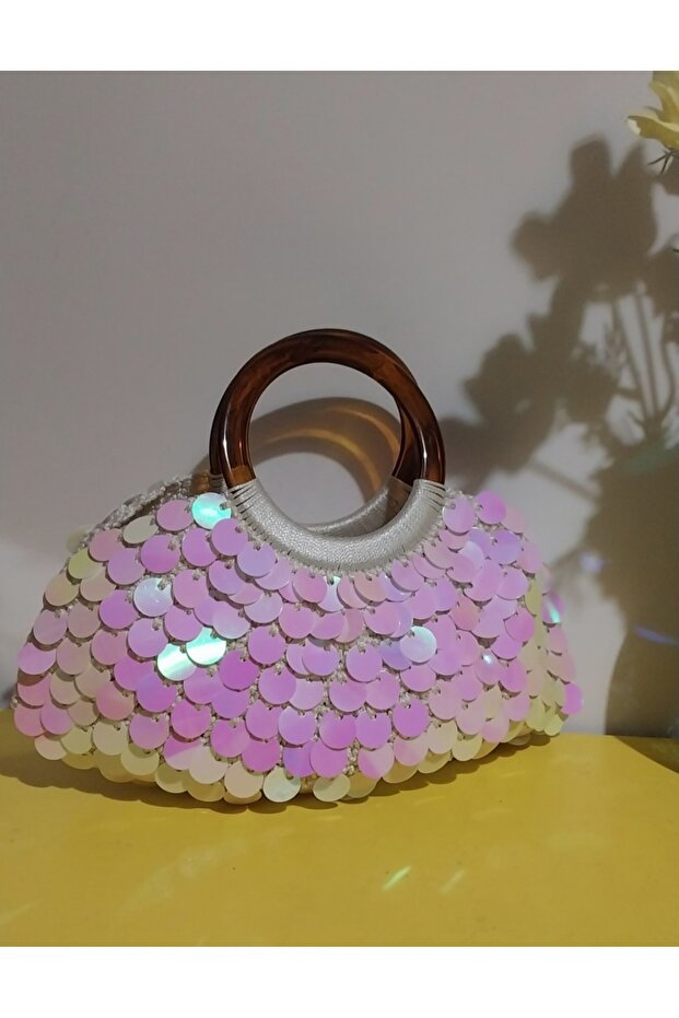 Örgü pullu çanta - 4