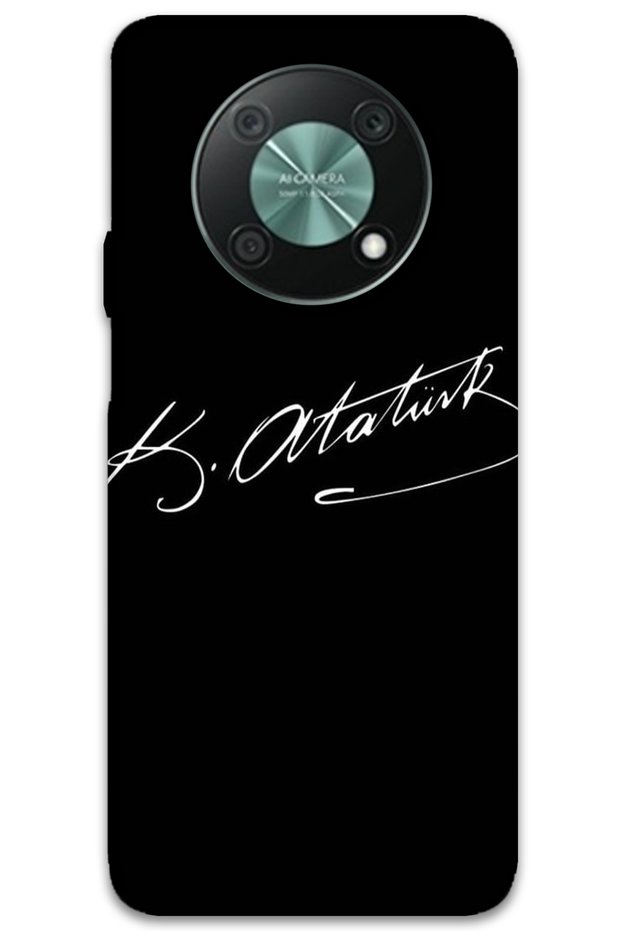 Huawei Nova Y90 Case Hd Pattern Printed Back Cover - Ataturk Signature