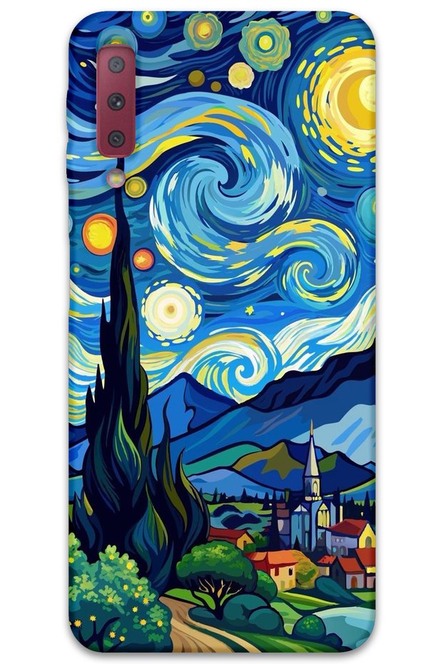 Samsung Galaxy A7 2018 Case Hd Pattern Printed Back Cover - Painting