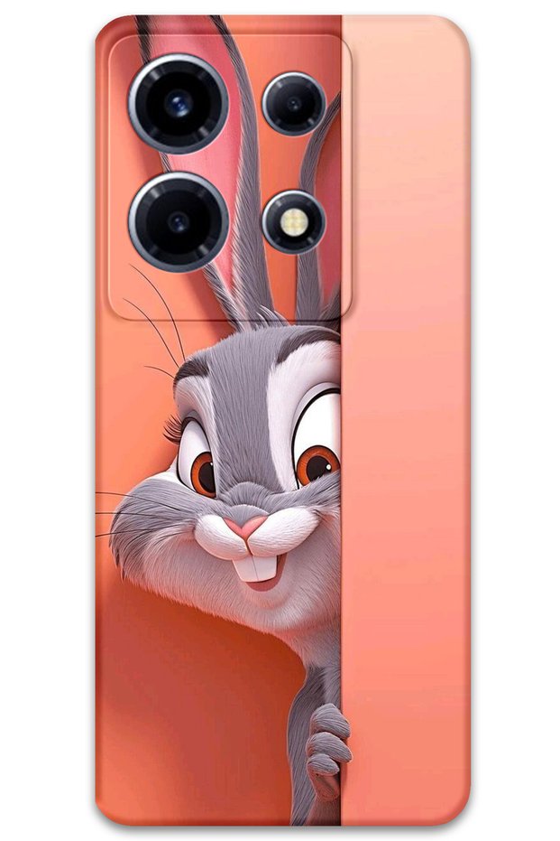 غطاء خلفي لهاتف انفينيكس نوت 30 VIP بنمط HD B مطبوع - BugsBunny 2