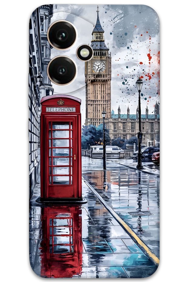 Huawei Honor 400 Case Hd Pattern Printed Back Cover - London