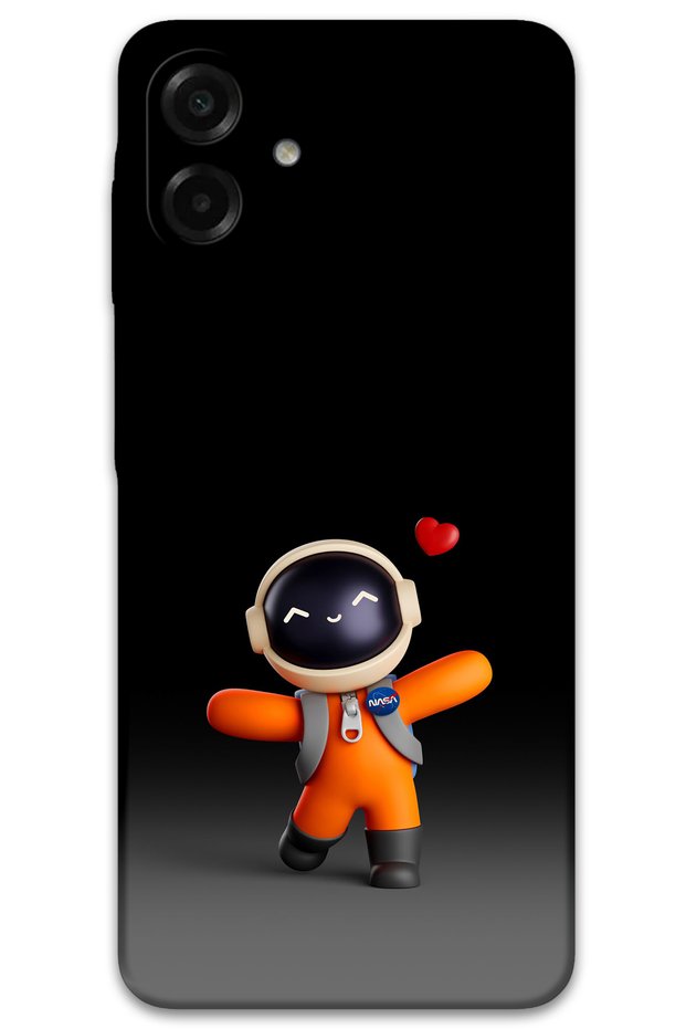 Samsung Galaxy A07 Case Hd Pattern Printed Back Cover - Astronaut Heart