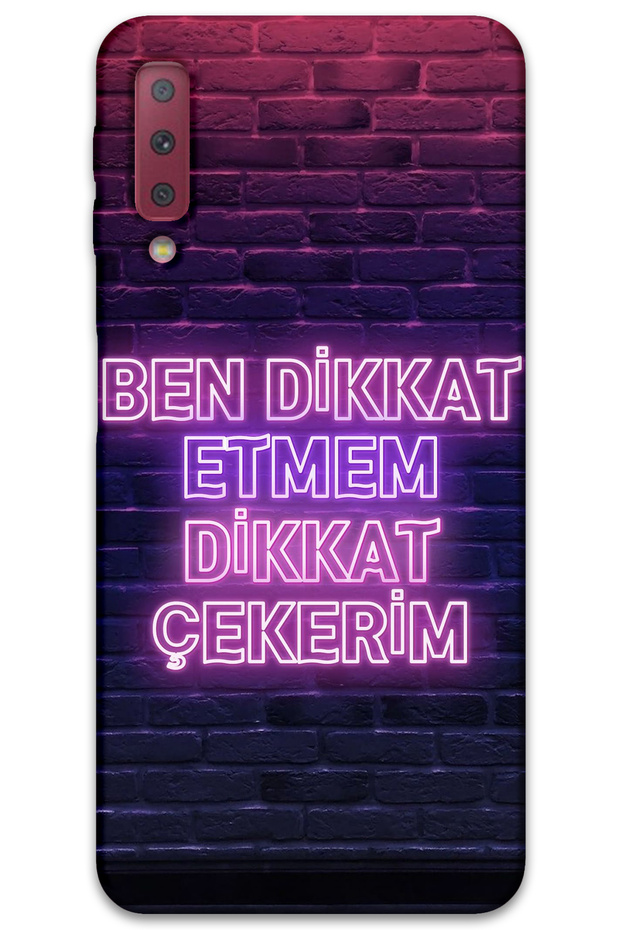 Samsung Galaxy A7 2018 Case Hd Pattern Printed Back Cover - Attention I'M Watching You