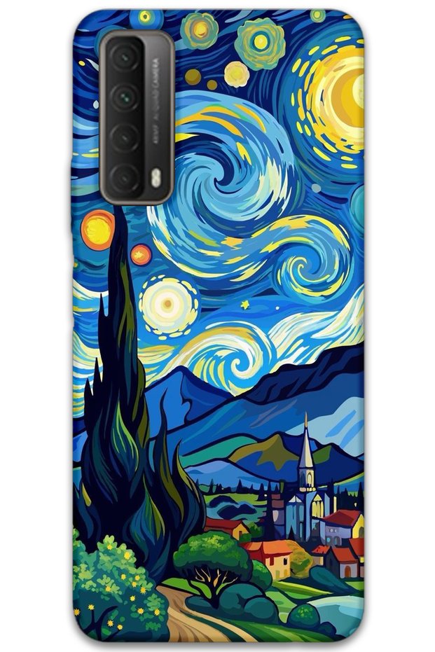 Huawei P Smart 2021 Case Hd Pattern Printed Back Cover - Painting