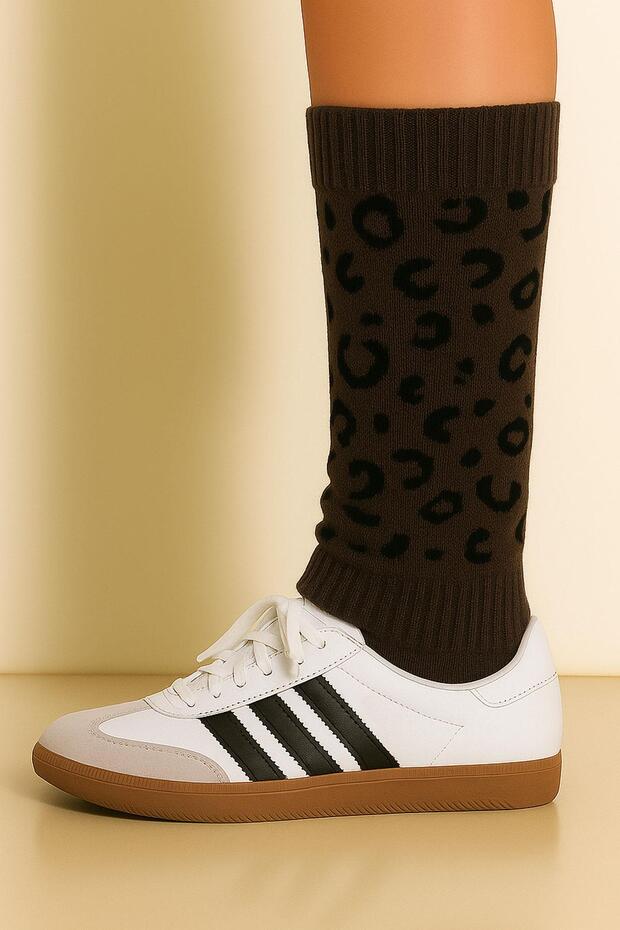 3 قطع من الجوارب القطنية الأساسية ذات النقوش - 4