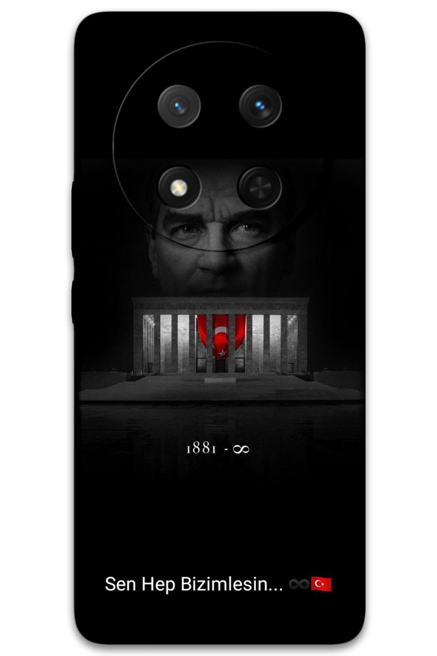 Huawei Honor Magic 7 Lite Case Hd Pattern Printed Back Cover - Atatürk Is with Us