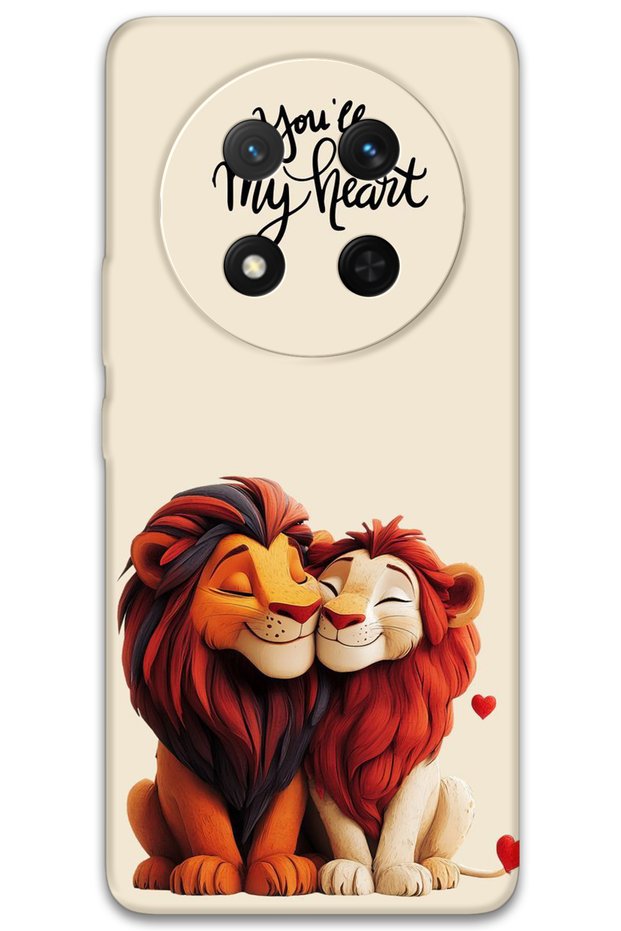 Huawei Honor Magic 7 Lite Case Hd Pattern Printed Back Cover - Lion King