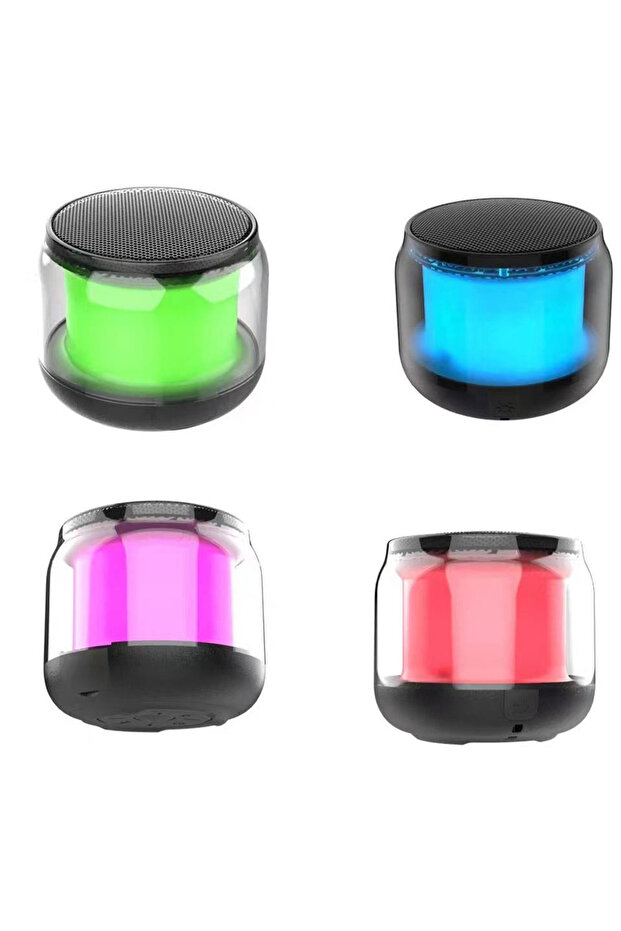 مكبر صوت L59 TWS صغير الحجم مزود بتقنية البلوتوث مع إضاءة LED RGB (محمول)