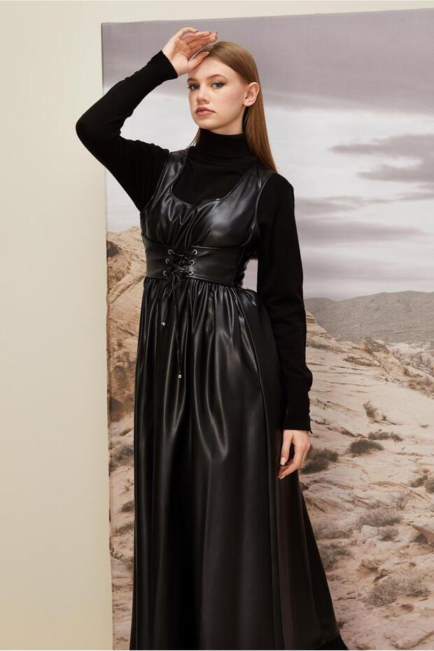 ROCHIE DE PIELE ARTIFICIALĂ 46092 - 1