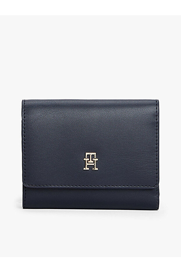 TH Monogram Flap Trifold Wallet - 1