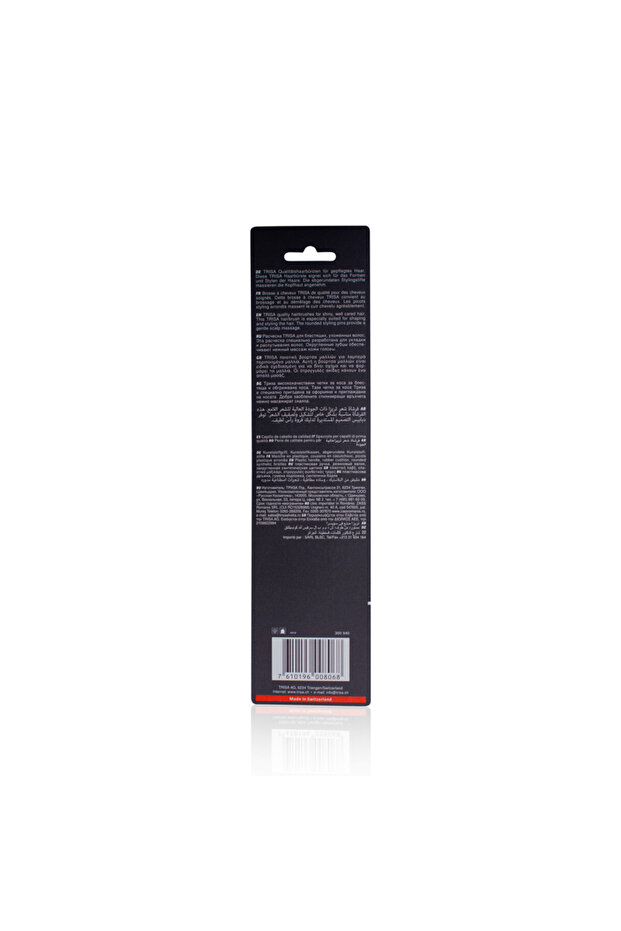 hairbrush brushing & styling - swiss made rounded styling pins provide gentle scalp massage
