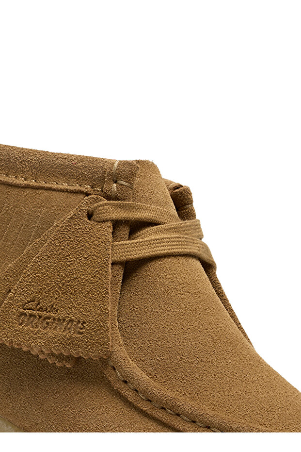 Süet Kahve Kadın Bot WBWedge Fringe - 8