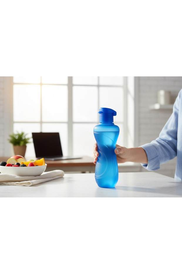 Titiz Waterfresh 750 ml Sports Water Bottle - Bpa Free, Portable Water Bottle - Navy Blue