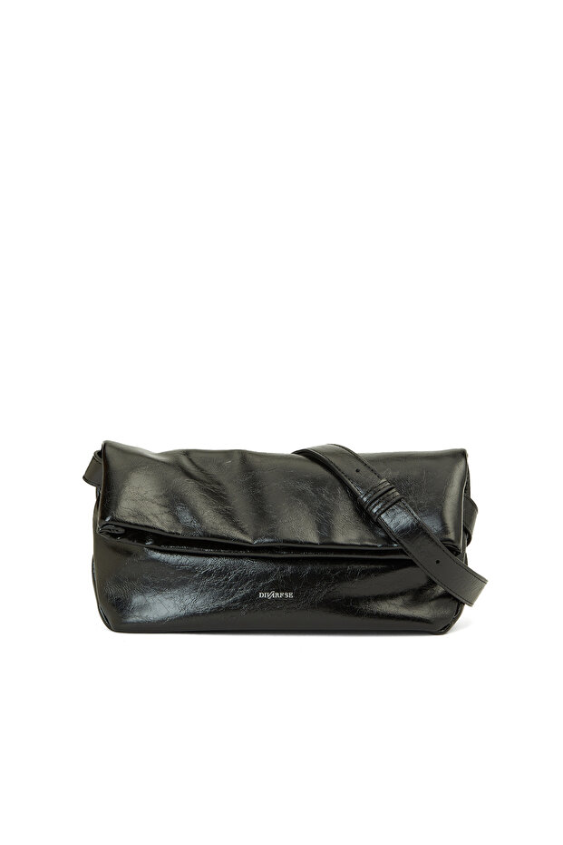 Siyah Kadın Postacı Çanta - 1