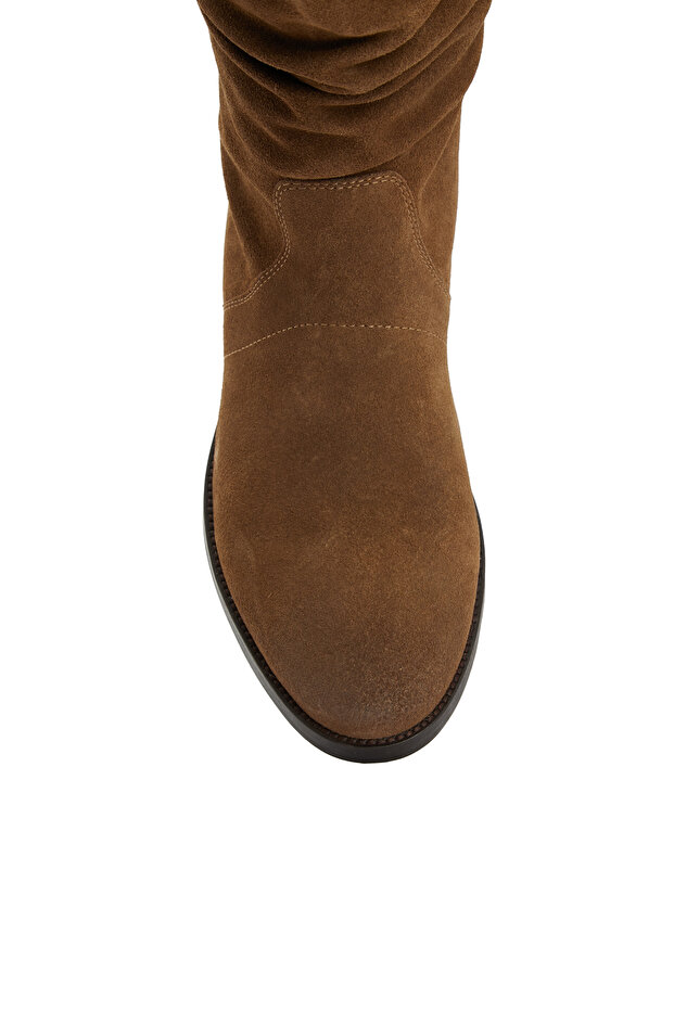 Taba Taşlı Kadın Süet Bot - 4