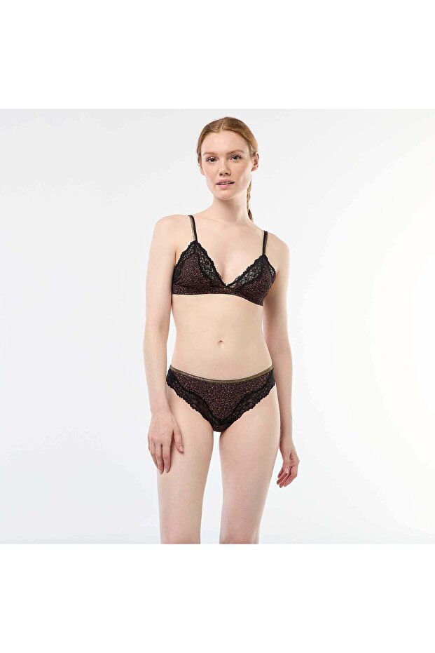 حمالة صدر مثلثة لاسلكية مطبوع - 2