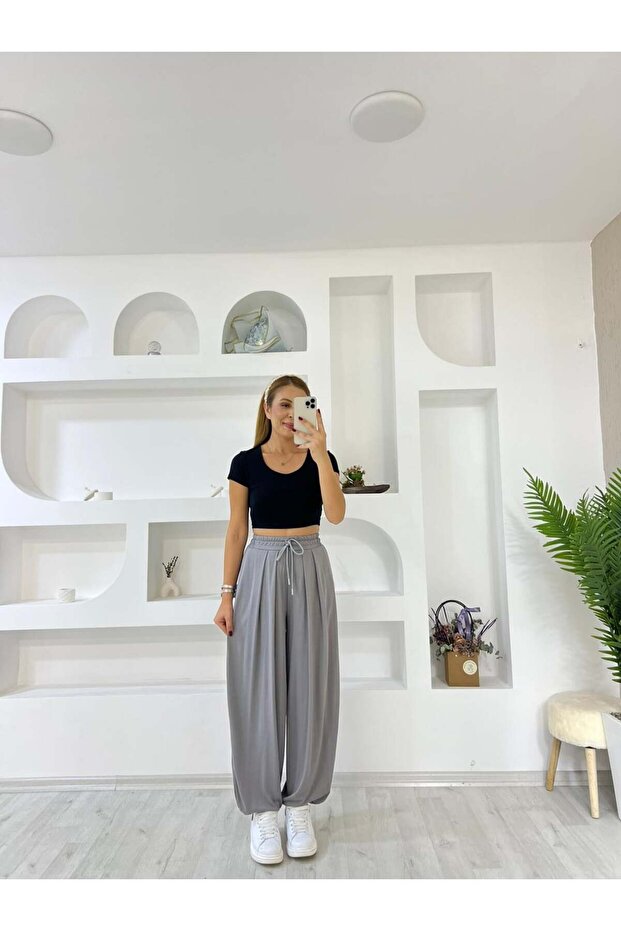 Modal Kumaş Şalvar - 3