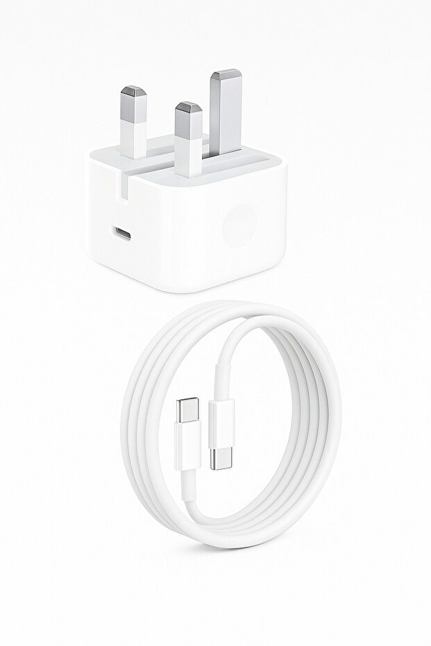 20W USB-C Fast Charger Power Adapter with 1.5 Meter Type-C to Type-C Cable