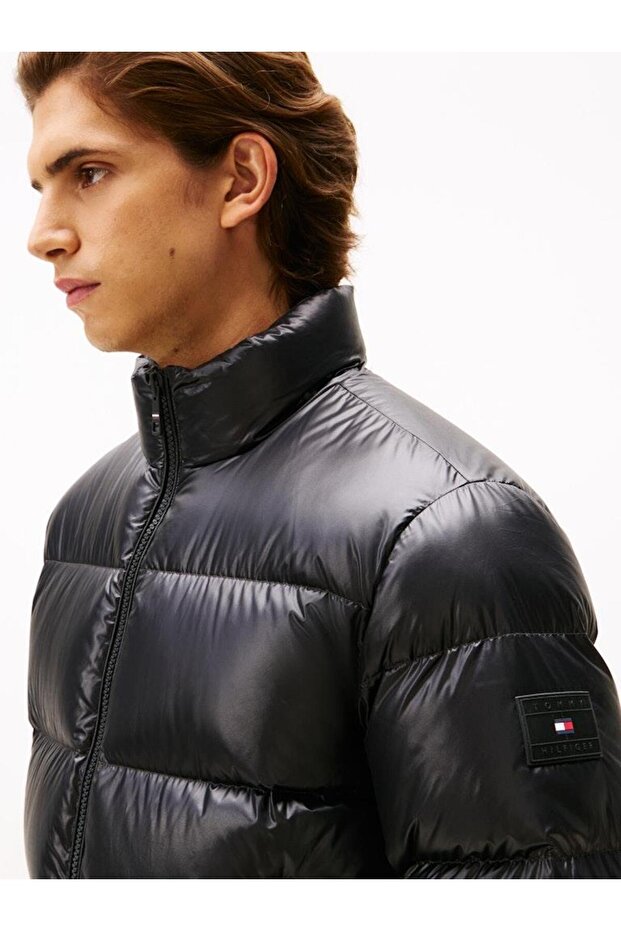 SHINY DOWN STAND PUFFER - 5