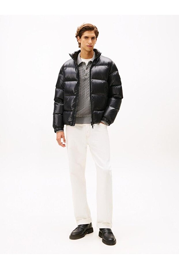 SHINY DOWN STAND PUFFER - 3