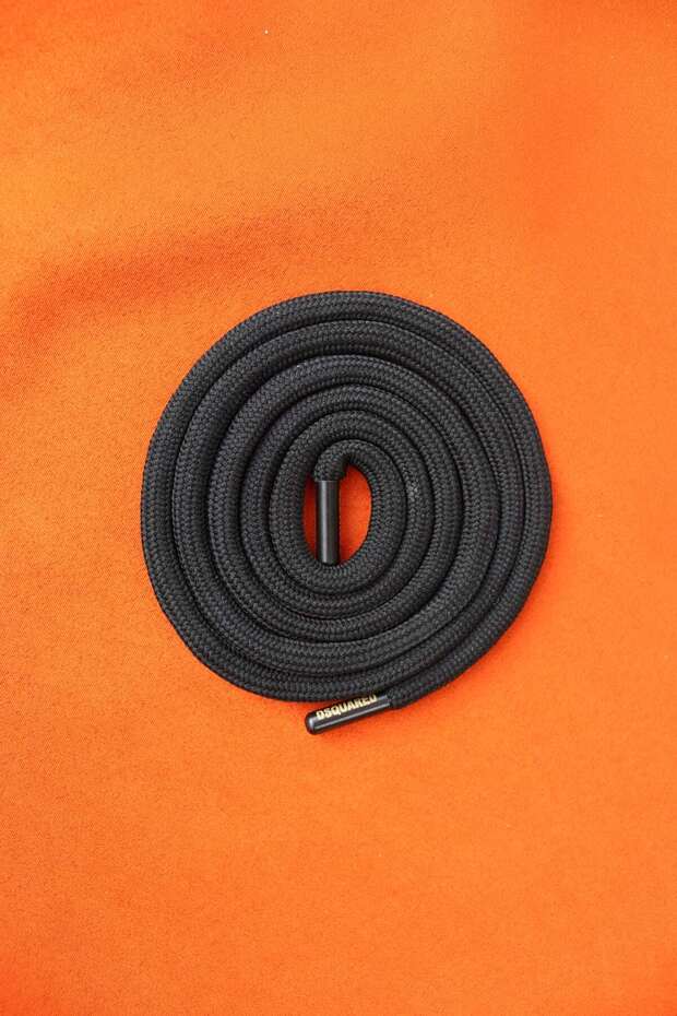 Tracksuit and Sweatshirt Hood Rope 95 cm Round Lacing Black, 1 Piece
