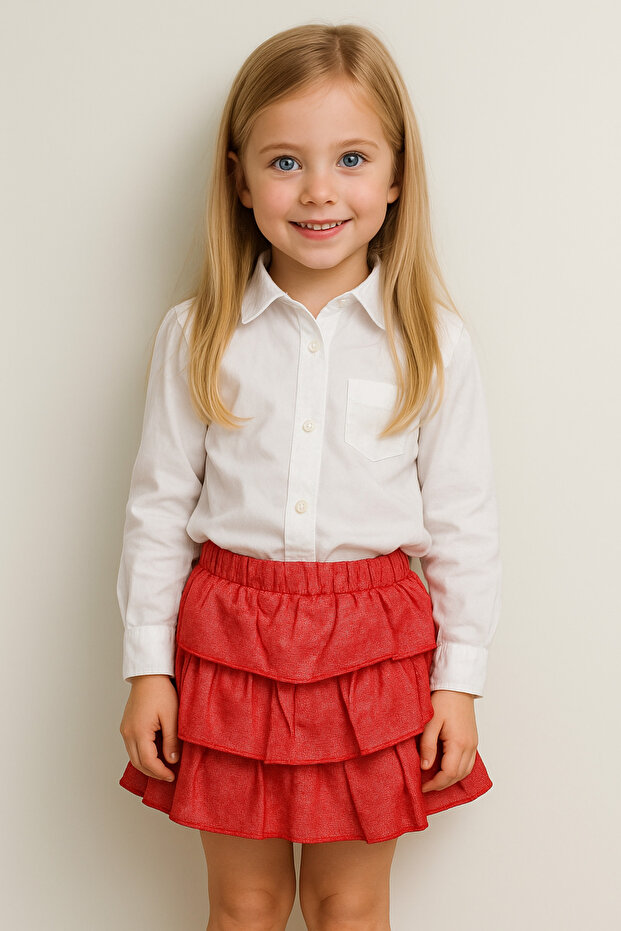 Kat kat simli etek - 1