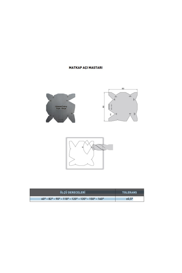 MATKAP AÇI MASTARI - 1