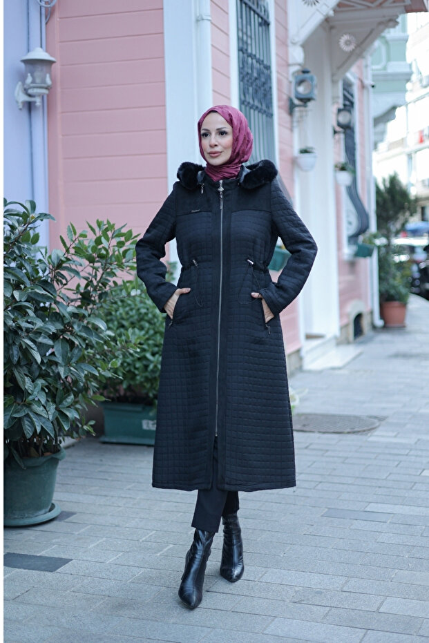 قبعة زيرينا المبطنة من الجلد المدبوغ - 422527