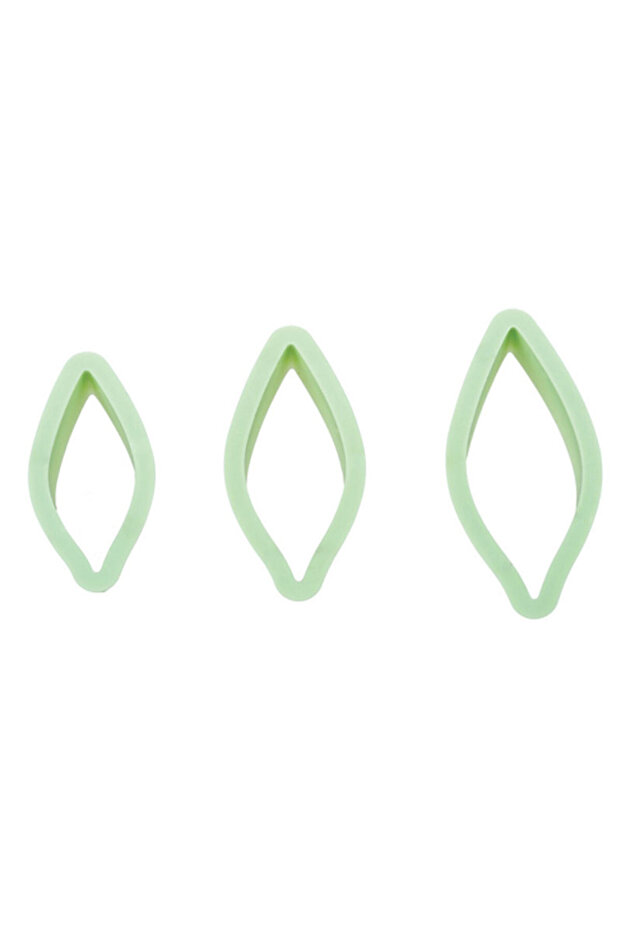 Simple Leaf Cutter Set, 3 pcs. - - 4