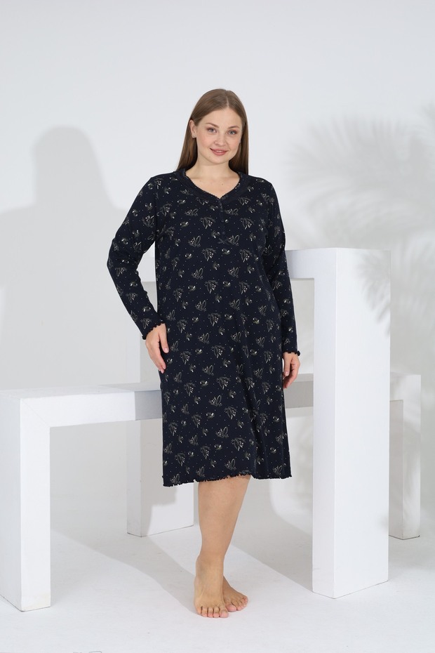 Angelique 100% Cotton Long Sleeve Women Dress 22538