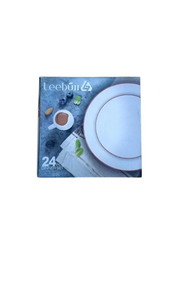 طقم أطباق عشاء زجاجية من 24 قطعة، H-3929