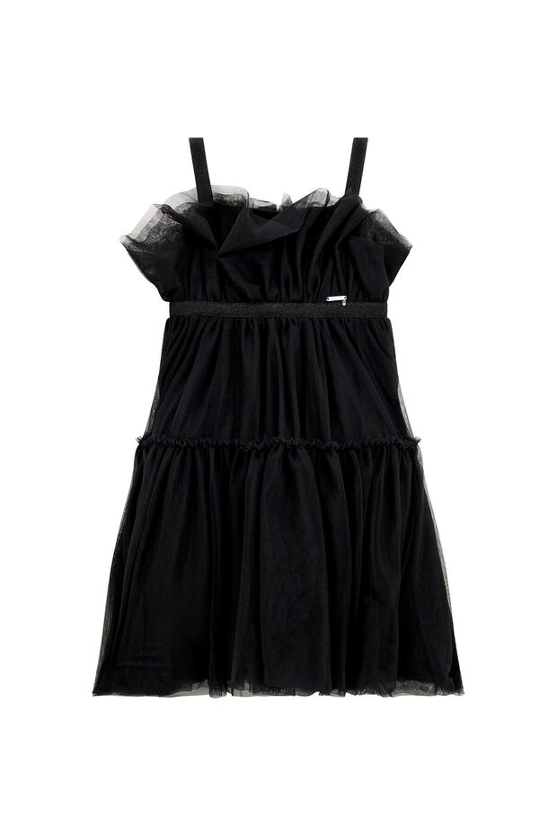 Mesh Kız Çocuk Elbise - 2