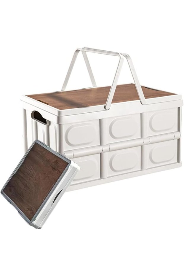 Motruk Foldable Design Plastic Rectangular Transparent Color Storage Box with Small to Large Size