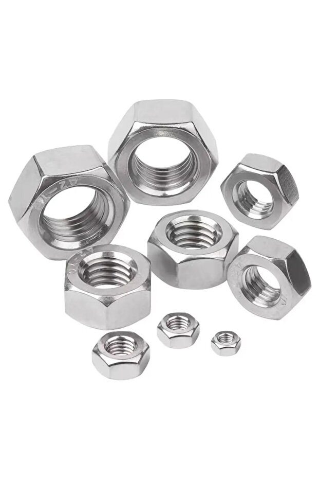 Hexagonal nut M4 (set 50 pcs) - 2