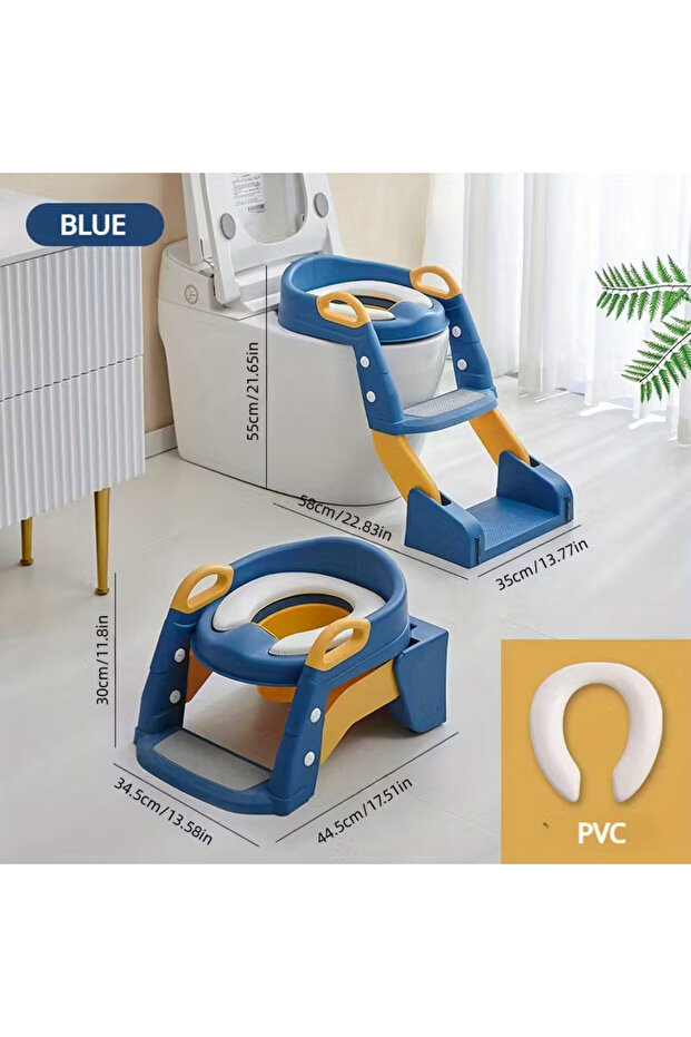 Merdivenli Tuvalet adaptörü Mavi - 2