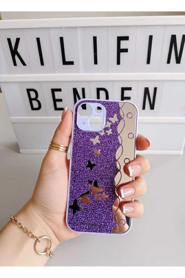 موديل حافظة آيفون 15 بنمط الفراشة - 1