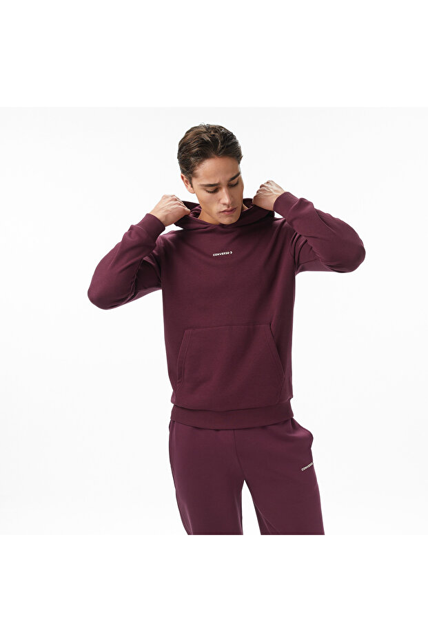 Erkek Bordo Sweatshirt - 1