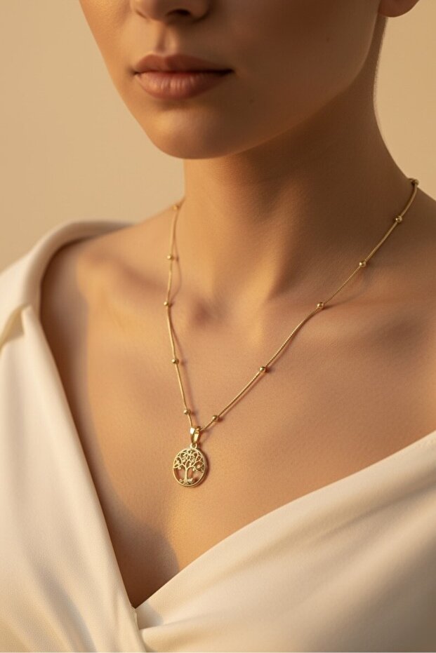 Xuping Hayat Ağacı Kolye - 1