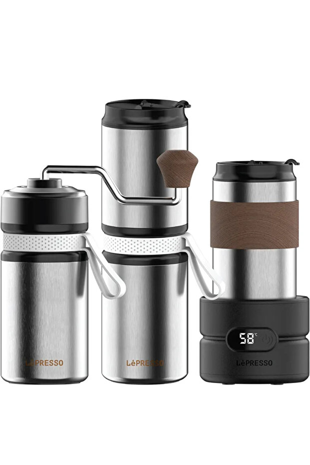 GRINDGO QUATTRO 4-IN-1 OUTDOOR COFFEE SET