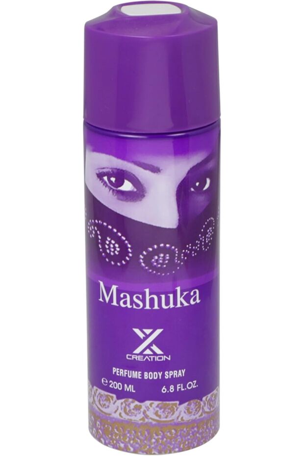 Mashuka Deodorant Body Spray for Women, 200ml - Long-Lasting Floral Fragrance